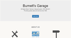 Desktop Screenshot of burnettsgarage.com